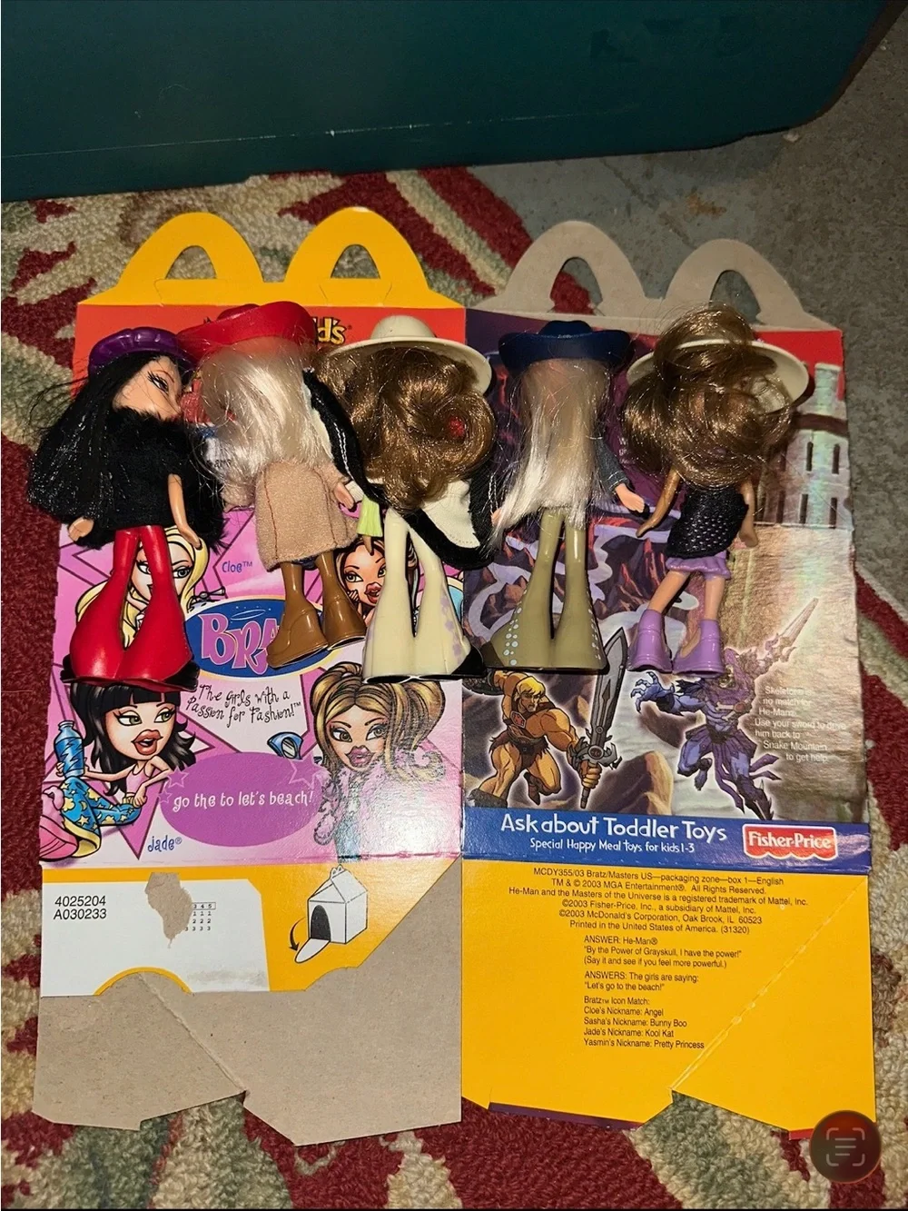 2003 McDonald’s Happy Meal Bratz Dolls Lot